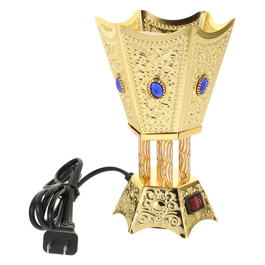 Electric Incense Aroma Incense Burner Holder Censer Home Decor Bakhoor Vintage Stove Heater Metal Middle East Style
Electric Incense Aroma Incense Burner Holder Censer Home Decor Bakhoor Vintage Stove Heater Metal Middle East Style