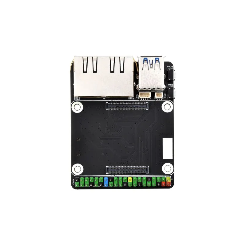 Маленькая мини-плата расширения Waveshare Raspberry Pi CM5 Dual Gigabit Ethernet, подходит для вычислительного модуля 5
Маленькая мини-плата расширения Waveshare Raspberry Pi CM5 Dual Gigabit Ethernet, подходит для вычислительного модуля 5