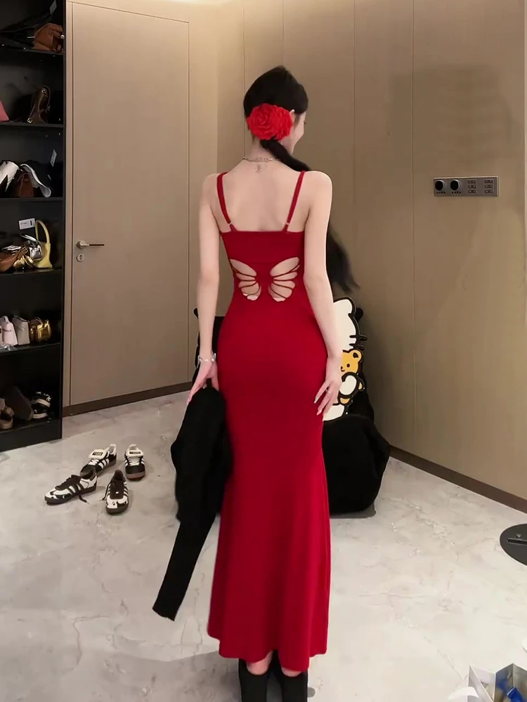 Pure Desire Sexy Strap Bodycon Dress Mommy Skirt Women Summer Hollow out Design Fish Tail Long Dress
Pure Desire Sexy Strap Bodycon Dress Mommy Skirt Women Summer Hollow out Design Fish Tail Long Dress