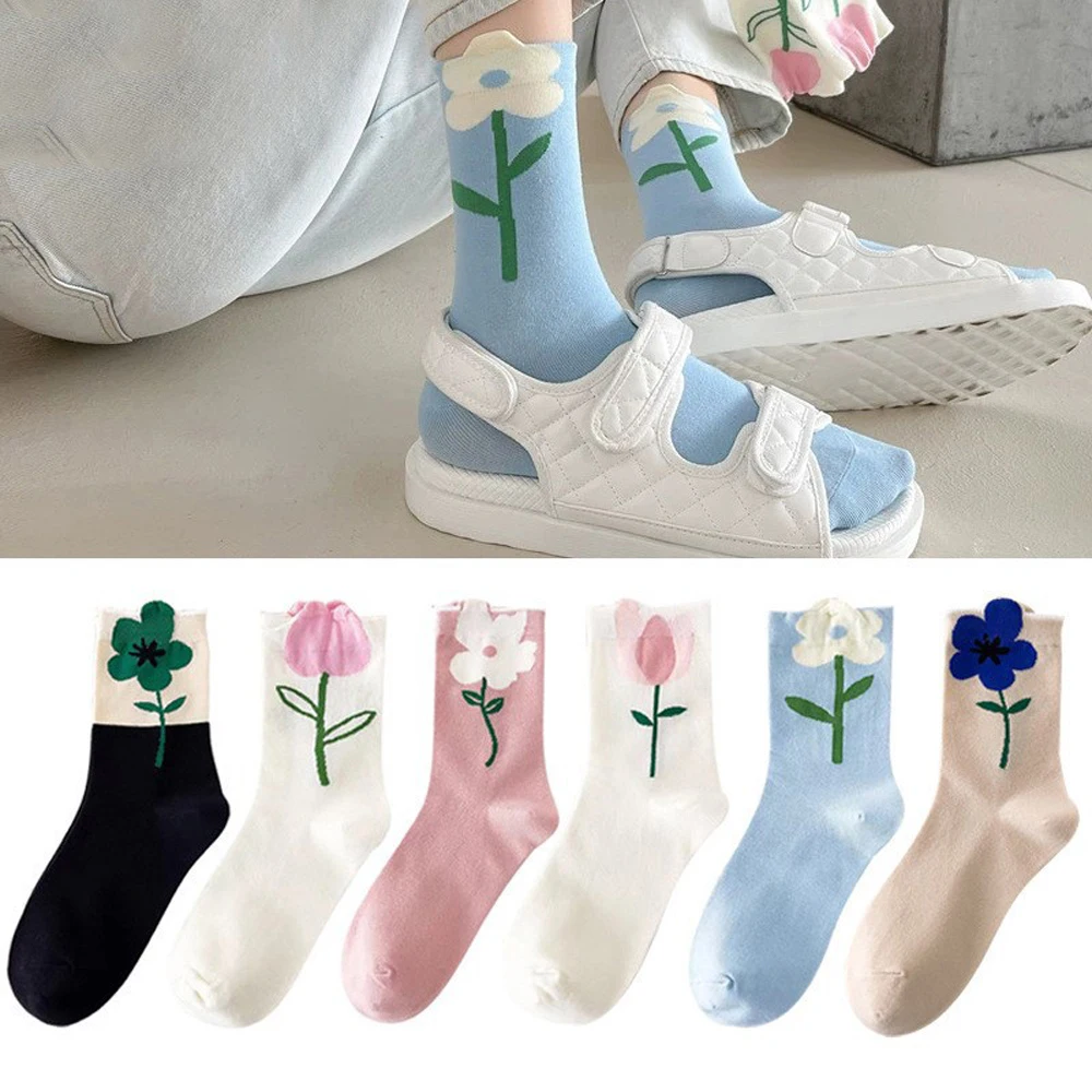 5 PairsWomen's Middle Tube Socks Harajuku Retro Floral Vintage Novelty Elegant Ethnic Kawaii Cute Casual Breathable Ladies Girls
5 PairsWomen's Middle Tube Socks Harajuku Retro Floral Vintage Novelty Elegant Ethnic Kawaii Cute Casual Breathable Ladies Girls