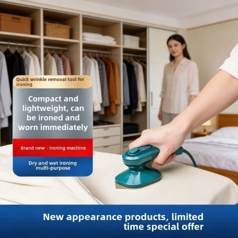 110V Small Household Appliances, Handheld Portable Steam Electric Iron, Mini Garment Ironing Machine for Home Use
110V Small Household Appliances, Handheld Portable Steam Electric Iron, Mini Garment Ironing Machine for Home Use
