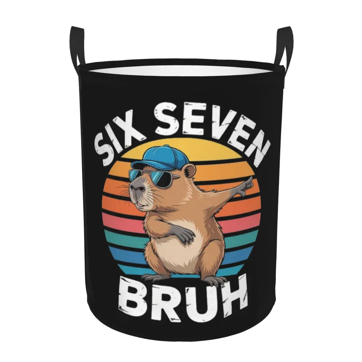 Custom Six Seven 67 Laundry Basket Foldable Capybara Clothes Hamper for Toys Storage Bin
Custom Six Seven 67 Laundry Basket Foldable Capybara Clothes Hamper for Toys Storage Bin