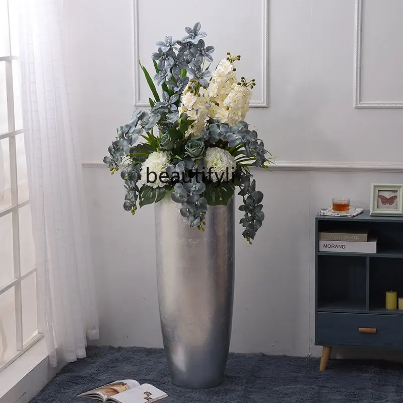 Fiberglass European-Style Large Floor Vase Emulational Floriculture Set Living Room Big Decorations Flower Arrangement
Fiberglass European-Style Large Floor Vase Emulational Floriculture Set Living Room Big Decorations Flower Arrangement