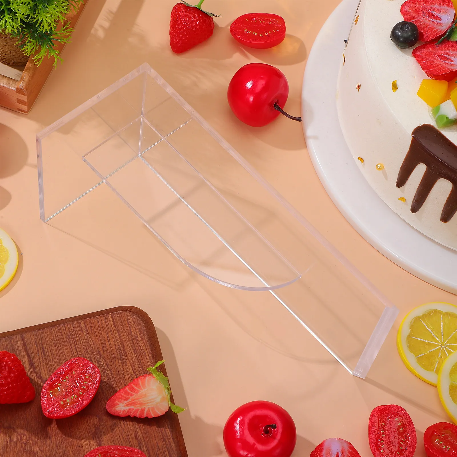 1Pcs Food-Safe Acrylic Cake Scraper Smoother for Fondant Cakes Buttercream Frosting Smoothing Baking Gadgets Cream Spreader Tool
1Pcs Food-Safe Acrylic Cake Scraper Smoother for Fondant Cakes Buttercream Frosting Smoothing Baking Gadgets Cream Spreader Tool