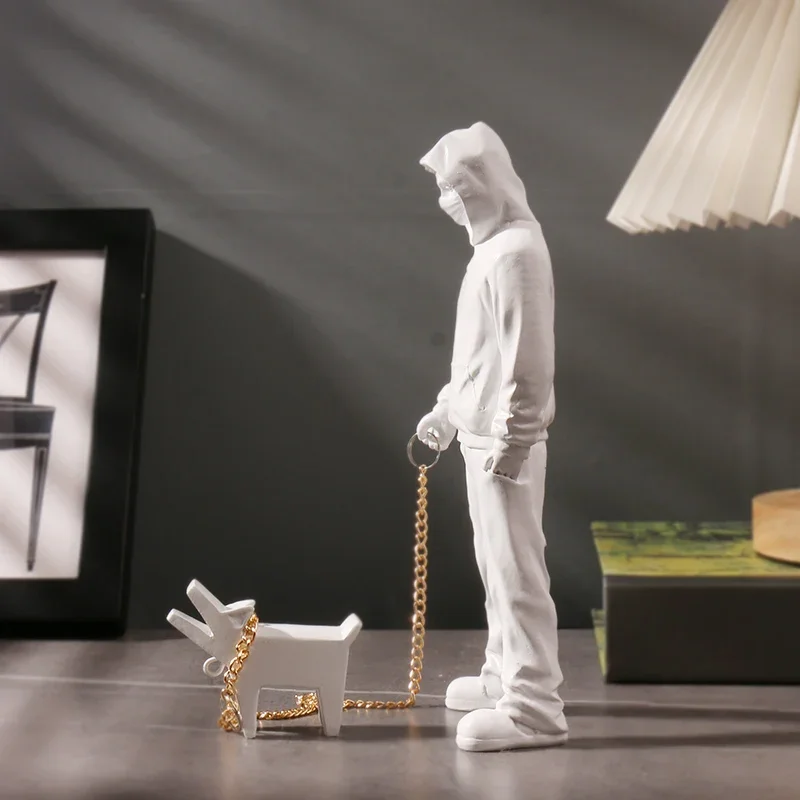 Banksy Boy Walk Dog Statue Puppy Figure Sculpture Home Decoration Living Room Bedroom Bookcase Desktop Decorative accessories
Banksy Boy Walk Dog Statue Puppy Figure Sculpture Home Decoration Living Room Bedroom Bookcase Desktop Decorative accessories