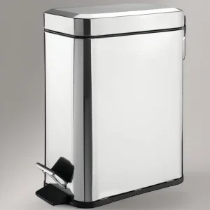 Stainless Steel Pedal Trash Can With Lid And Inner Bucket Silent Close Narrow Bin For Bathroom Toilet Kitchen Home Space Saving
Stainless Steel Pedal Trash Can With Lid And Inner Bucket Silent Close Narrow Bin For Bathroom Toilet Kitchen Home Space Saving