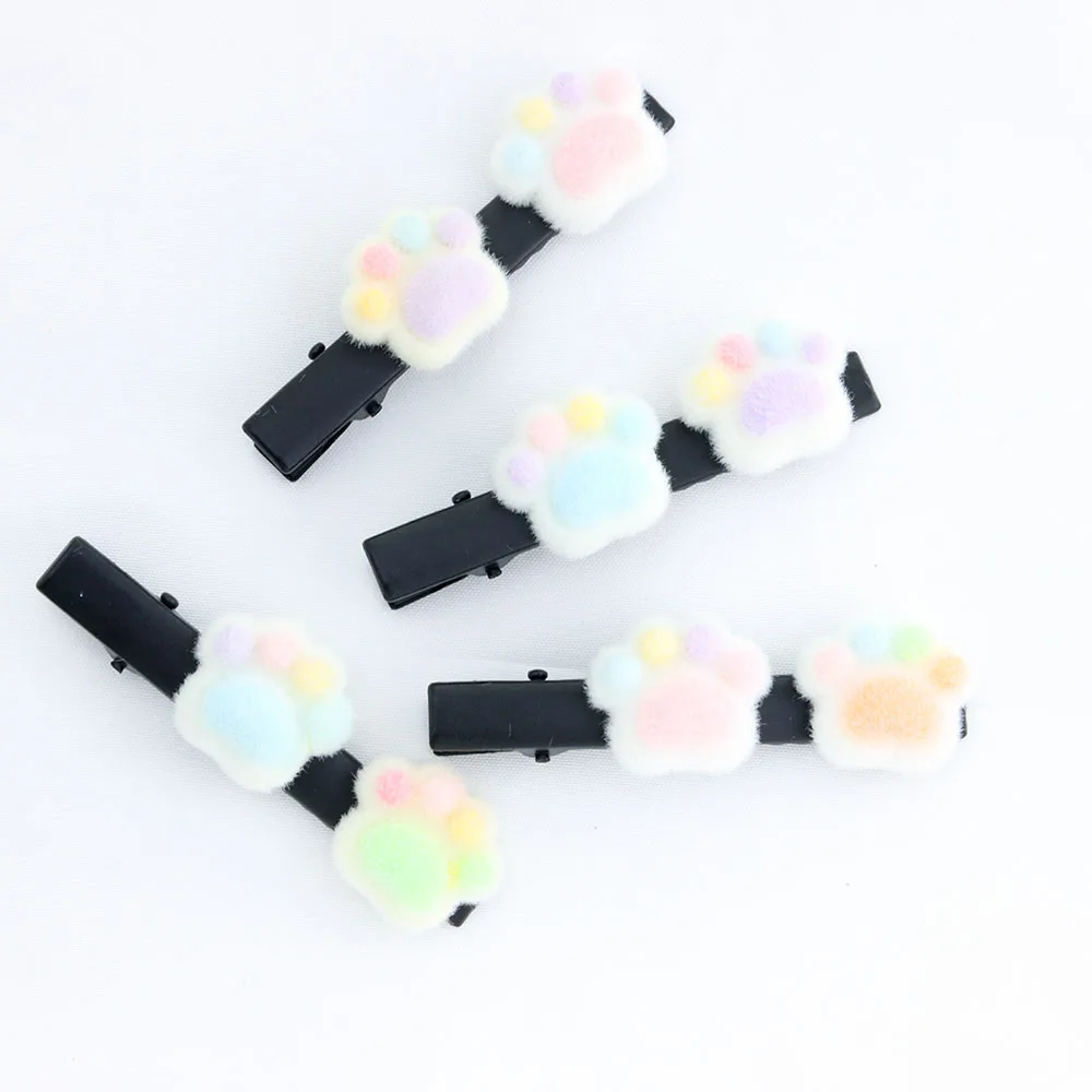 4Pcs Resin Flocked Cat Paw Cute Hair Clip Handmade Suitable for Hair Accessories Decoration
4Pcs Resin Flocked Cat Paw Cute Hair Clip Handmade Suitable for Hair Accessories Decoration