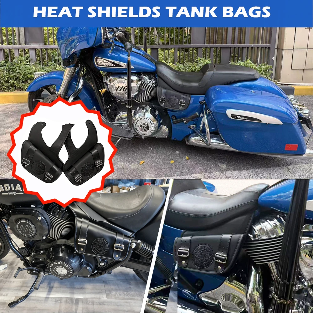 New Accessories For Indian Challenger Dark Horse Limited 2020-2026 Motorcycle Heat Shield Side Tank Waterproof Storage Bag
New Accessories For Indian Challenger Dark Horse Limited 2020-2026 Motorcycle Heat Shield Side Tank Waterproof Storage Bag