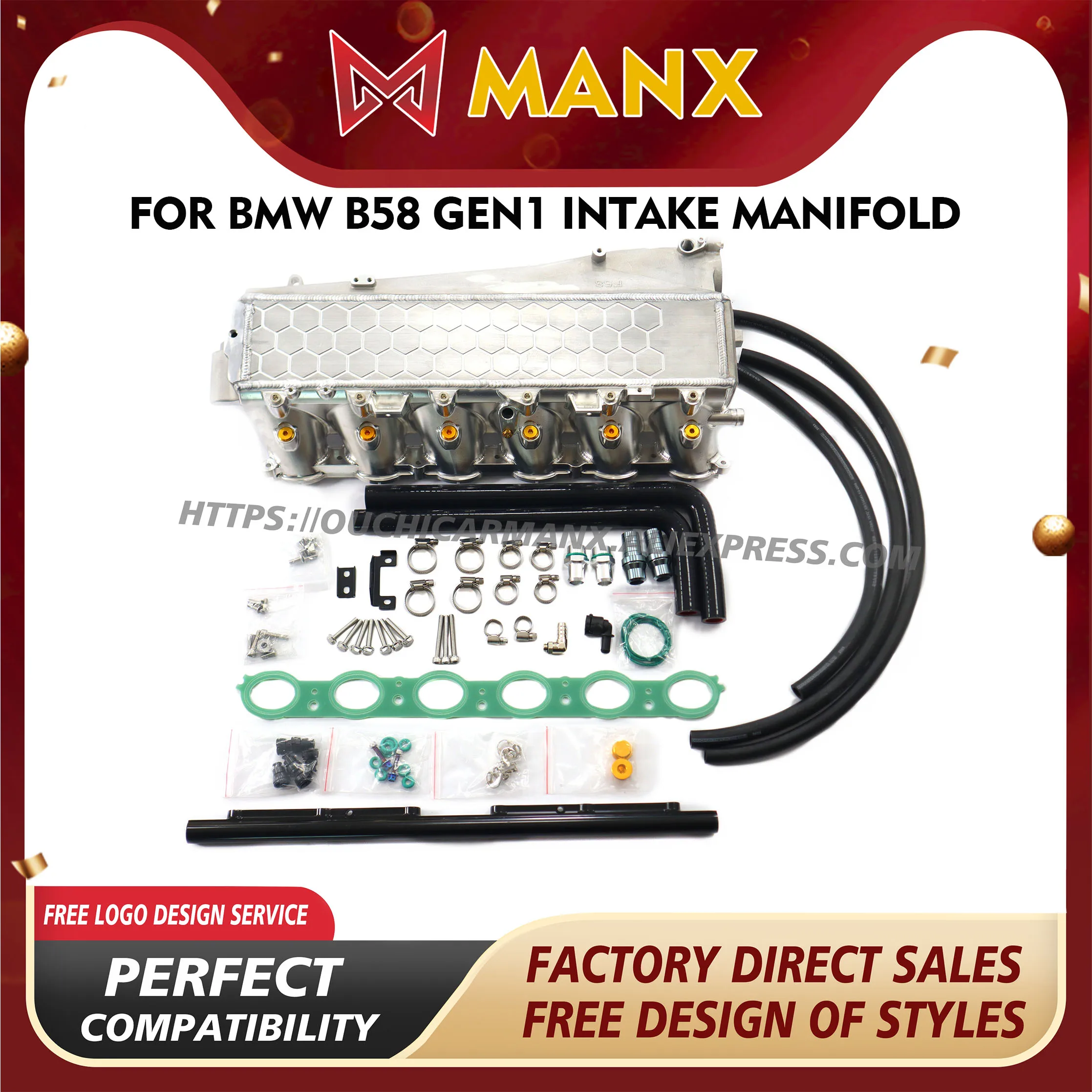 MANX for BMW B58 GEN1 2016-2019 Intake Manifold Intercooler Exhaust system High performance
MANX for BMW B58 GEN1 2016-2019 Intake Manifold Intercooler Exhaust system High performance
