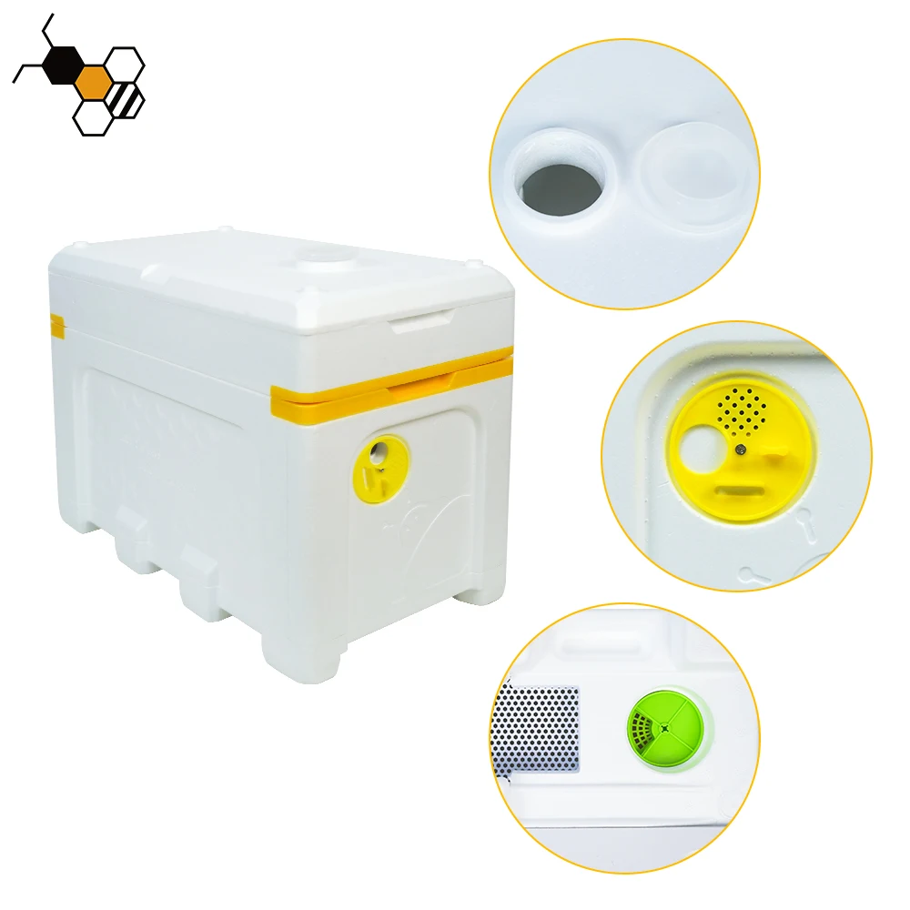 Automatic Heat Preservation 6 Frames Queen Bee Mating Nuc Box for Bees Queen Rearing Beehive for Beekeeper
Automatic Heat Preservation 6 Frames Queen Bee Mating Nuc Box for Bees Queen Rearing Beehive for Beekeeper