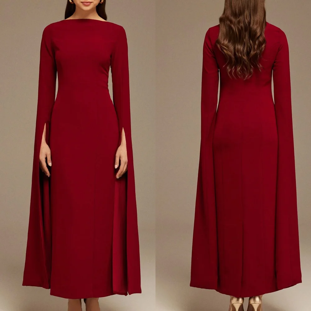Customized Burgundy Maxi Flared Sleeve Maxi Dress A-line Evening Dresses Formal Exquisite High Quality Prom Party Gown for Women
Customized Burgundy Maxi Flared Sleeve Maxi Dress A-line Evening Dresses Formal Exquisite High Quality Prom Party Gown for Women