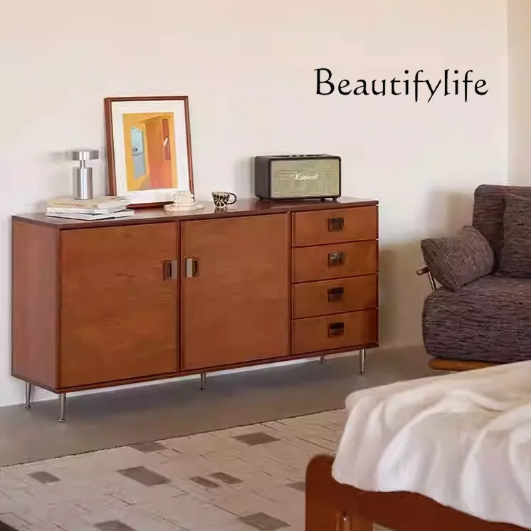 Nordic medieval style solid wood porch chest cabinet small apartment household drawer dining side cabinet bedroom storage
Nordic medieval style solid wood porch chest cabinet small apartment household drawer dining side cabinet bedroom storage