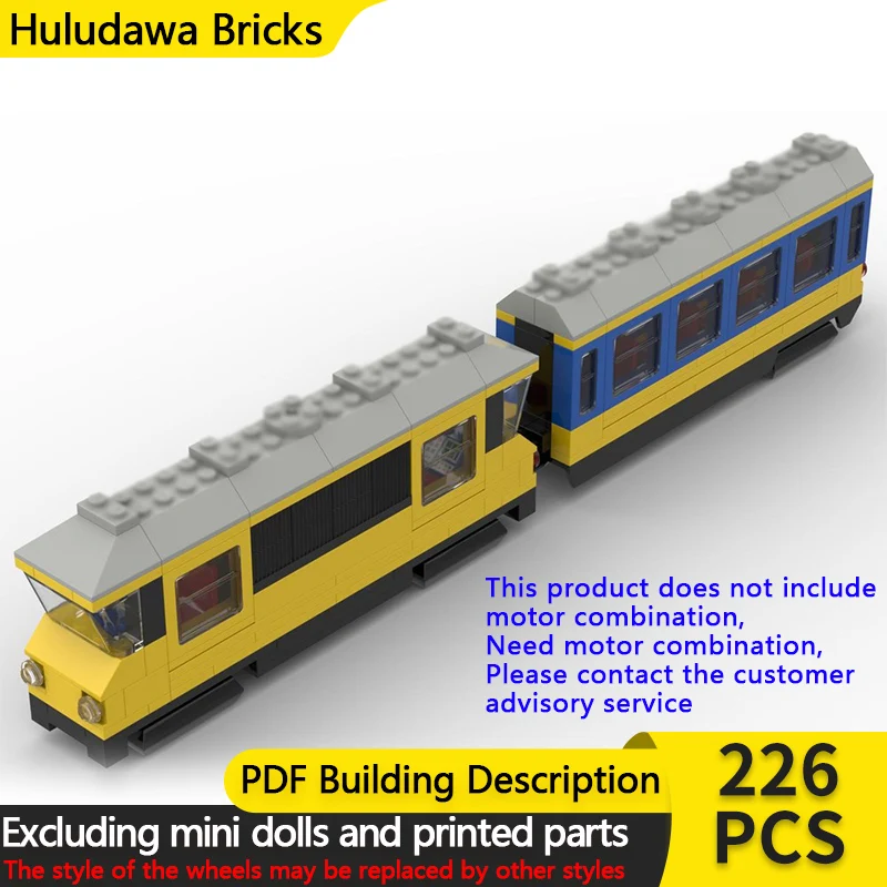 City Car Model MOC Building Bricks Non-Motorized Passenger Monorail Train Modular Technology Children Gifts Assemble Toys Suit
City Car Model MOC Building Bricks Non-Motorized Passenger Monorail Train Modular Technology Children Gifts Assemble Toys Suit