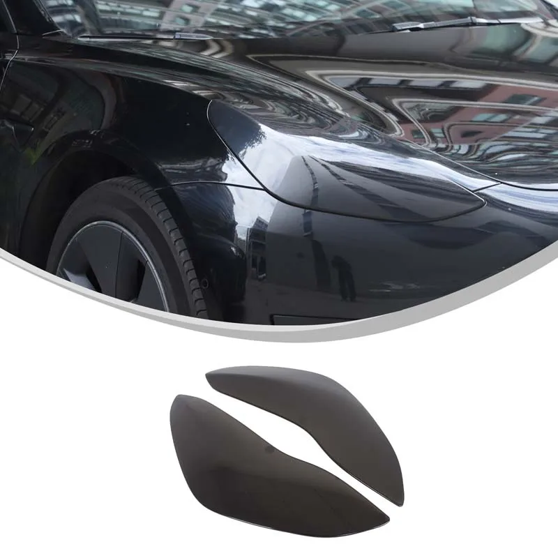 For Tesla Model 3 Y 2017-2022 Car Front Headlight Decoration Cover Headlamp Housing ProtectiveCover Smoked Black Accessories
For Tesla Model 3 Y 2017-2022 Car Front Headlight Decoration Cover Headlamp Housing ProtectiveCover Smoked Black Accessories