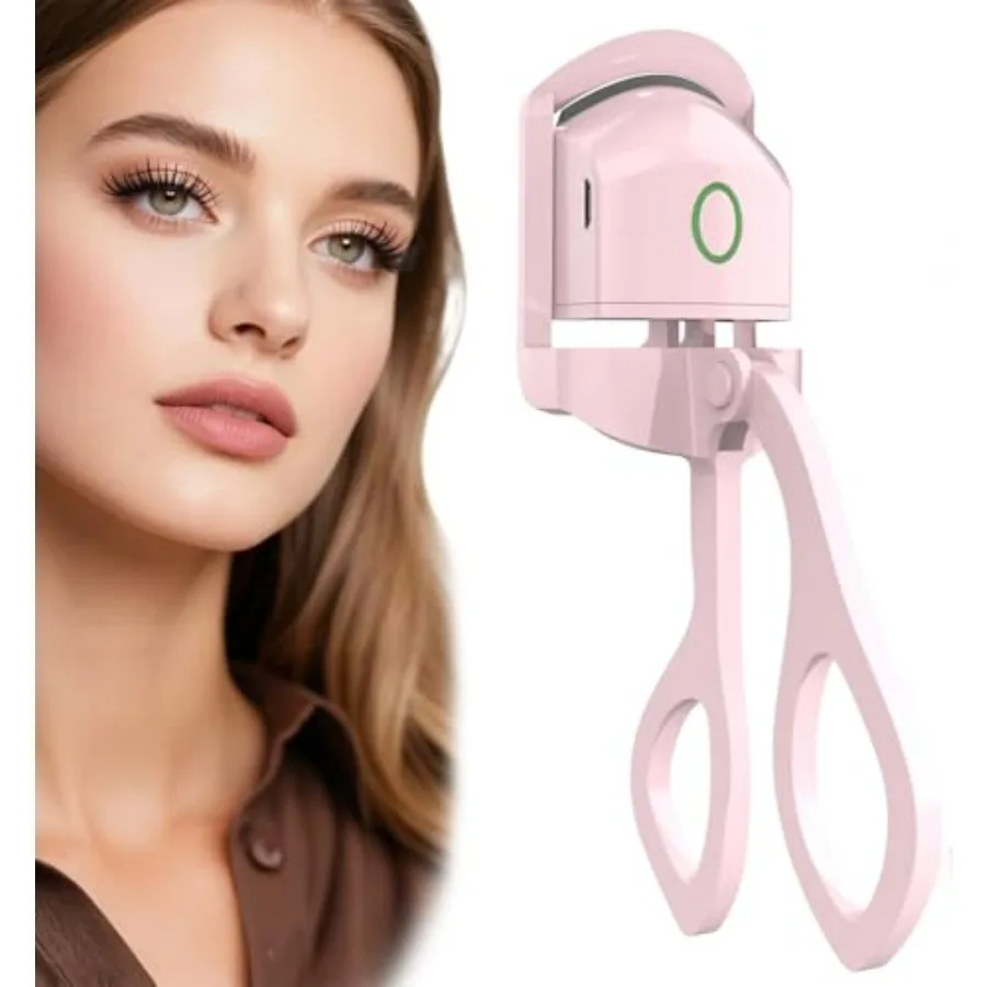 Heated Eyelash Curler - 2-Level Temperature Adjustment, Mini Eyelash Curler with 24Hour Long-Lasting Curling Ability, 8-Second
Heated Eyelash Curler - 2-Level Temperature Adjustment, Mini Eyelash Curler with 24Hour Long-Lasting Curling Ability, 8-Second