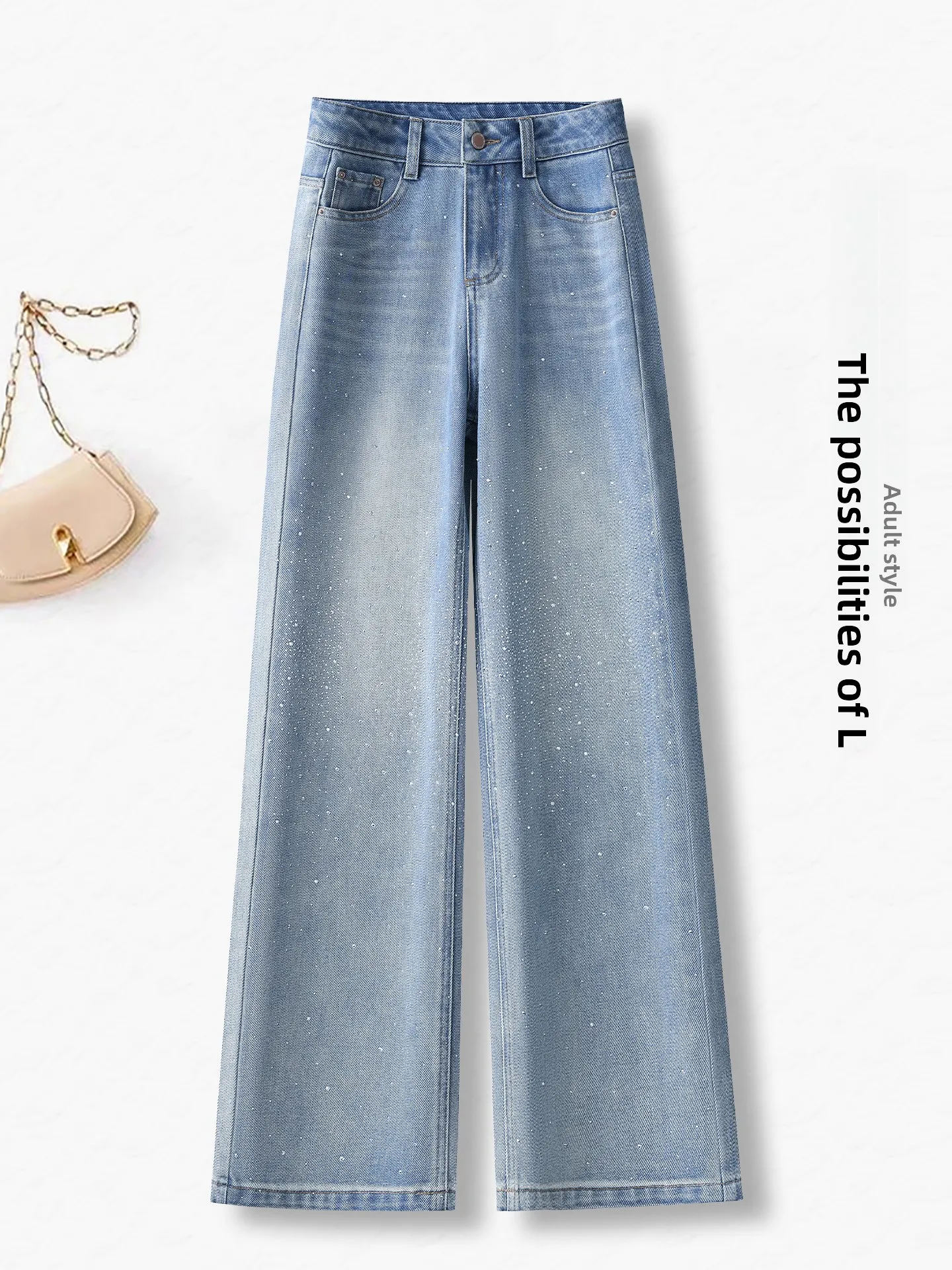High Waist Straight Leg Denim Jeans Women's Spring Autumn New Popular High Waist Slim Fit Narrow Version Wide Leg Pants
High Waist Straight Leg Denim Jeans Women's Spring Autumn New Popular High Waist Slim Fit Narrow Version Wide Leg Pants