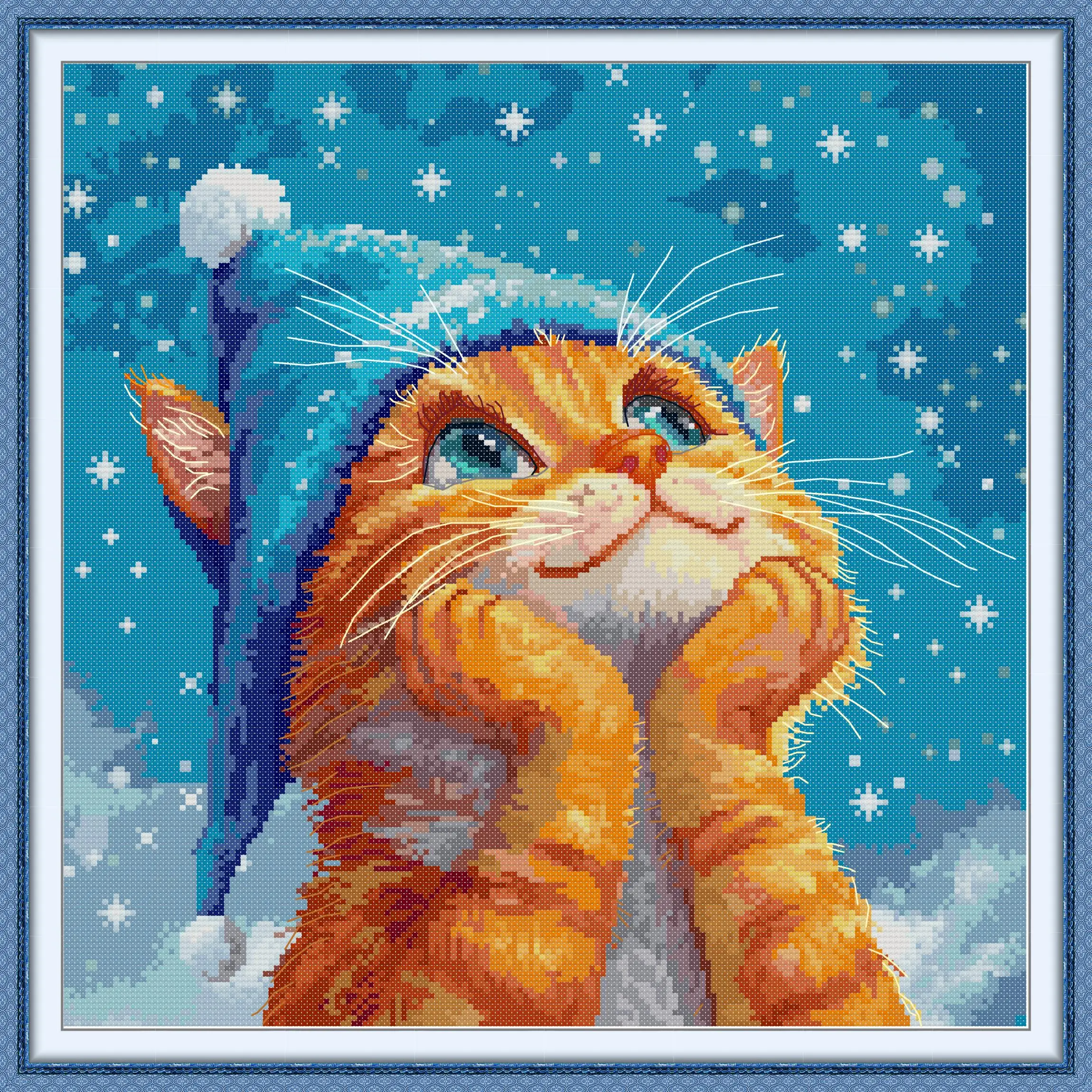 Maydear Full Cross Stitch Kit, 11CT/14CT/16CT/9CT Aida Fabric,DMC Threads Sewing Pattern Embroidery Set-Cat's dream
Maydear Full Cross Stitch Kit, 11CT/14CT/16CT/9CT Aida Fabric,DMC Threads Sewing Pattern Embroidery Set-Cat's dream