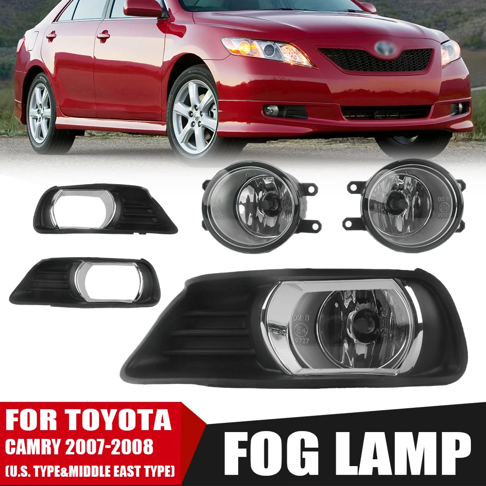 Front Bumper Fog Lamp Upgrade Kit For Toyota Camry 2007 2008 2009 Version Additional Foglight Set Switch + Wiring
Front Bumper Fog Lamp Upgrade Kit For Toyota Camry 2007 2008 2009 Version Additional Foglight Set Switch + Wiring
