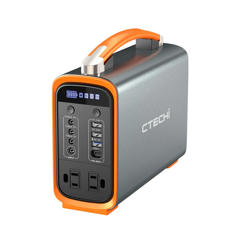 CTECHI 200W Hurricane And Snowstorm Outage Blackout Emergency Home Backup Power Portable Power Bank Station
CTECHI 200W Hurricane And Snowstorm Outage Blackout Emergency Home Backup Power Portable Power Bank Station