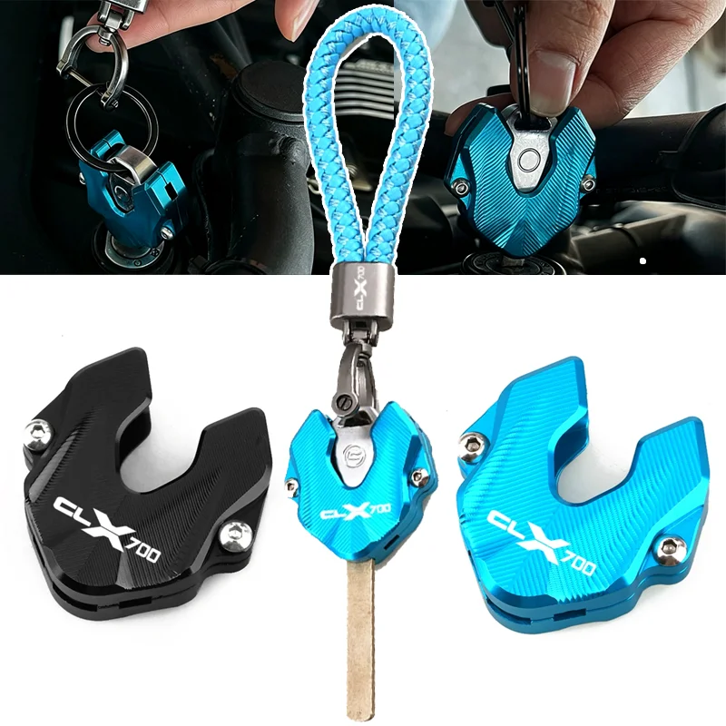New For CFMOTO 700 CL X 700 CL-X CLX700 700CLX SPORT 2020-2025+ Motorcycle CNC Key Ring Cover Case Shell KeyChain Accessories
New For CFMOTO 700 CL X 700 CL-X CLX700 700CLX SPORT 2020-2025+ Motorcycle CNC Key Ring Cover Case Shell KeyChain Accessories