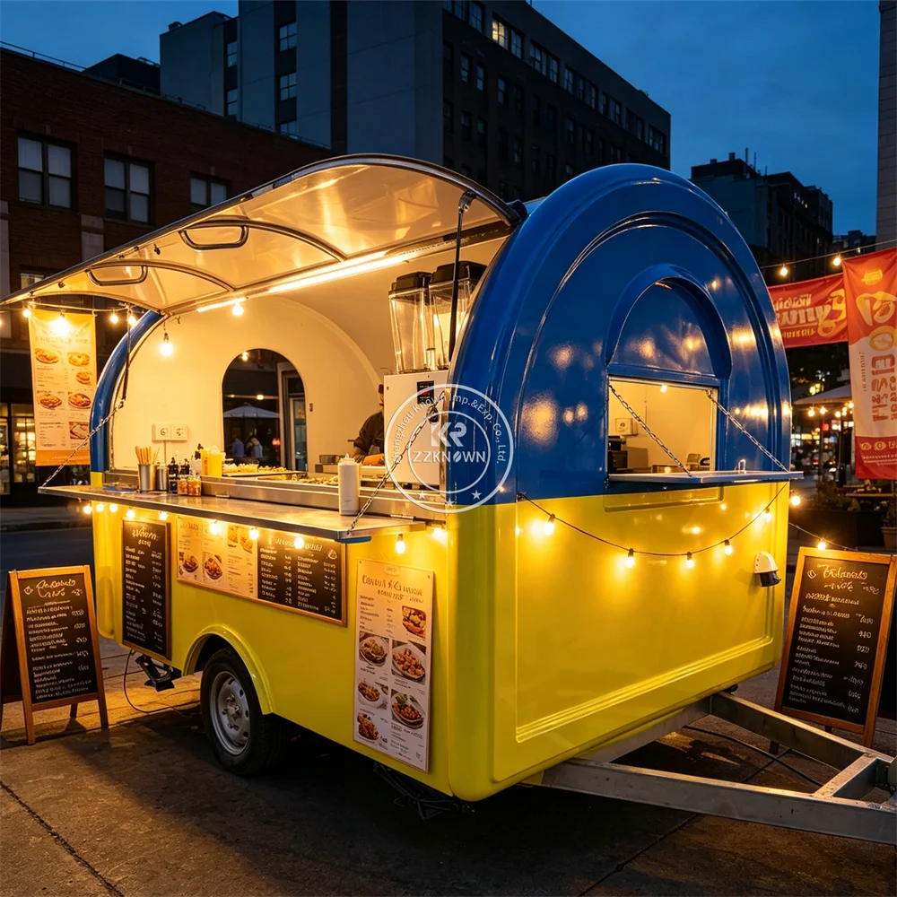 Commercial Beverage Cart Food Trailer Mobile Catering Van Street Kiosk Pizza BBQ Food Truck With Stainless Steel Kitchen
Commercial Beverage Cart Food Trailer Mobile Catering Van Street Kiosk Pizza BBQ Food Truck With Stainless Steel Kitchen