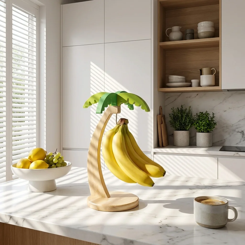 Creative Wooden Fruit Holder Vertical Banana Hanger Household Kitchen Countertop Organizer
Creative Wooden Fruit Holder Vertical Banana Hanger Household Kitchen Countertop Organizer