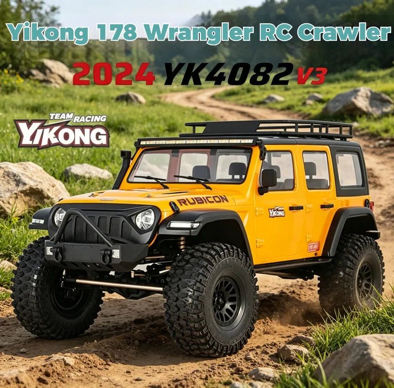 1/8 Easy Control Yk4082 V3 Remote Control Climbing Car Professional 4wd Door Bridge Differential Lock Off Road Vehicle Boy Gifts
1/8 Easy Control Yk4082 V3 Remote Control Climbing Car Professional 4wd Door Bridge Differential Lock Off Road Vehicle Boy Gifts