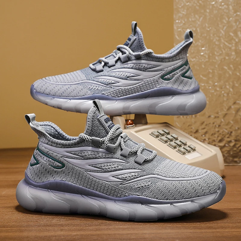 Men Sports Shoes Breathable Wear-Resistant Soft Comfortable Running Shoes Flat Non Slip Outdoor Fitness Sneakers for Man
Men Sports Shoes Breathable Wear-Resistant Soft Comfortable Running Shoes Flat Non Slip Outdoor Fitness Sneakers for Man