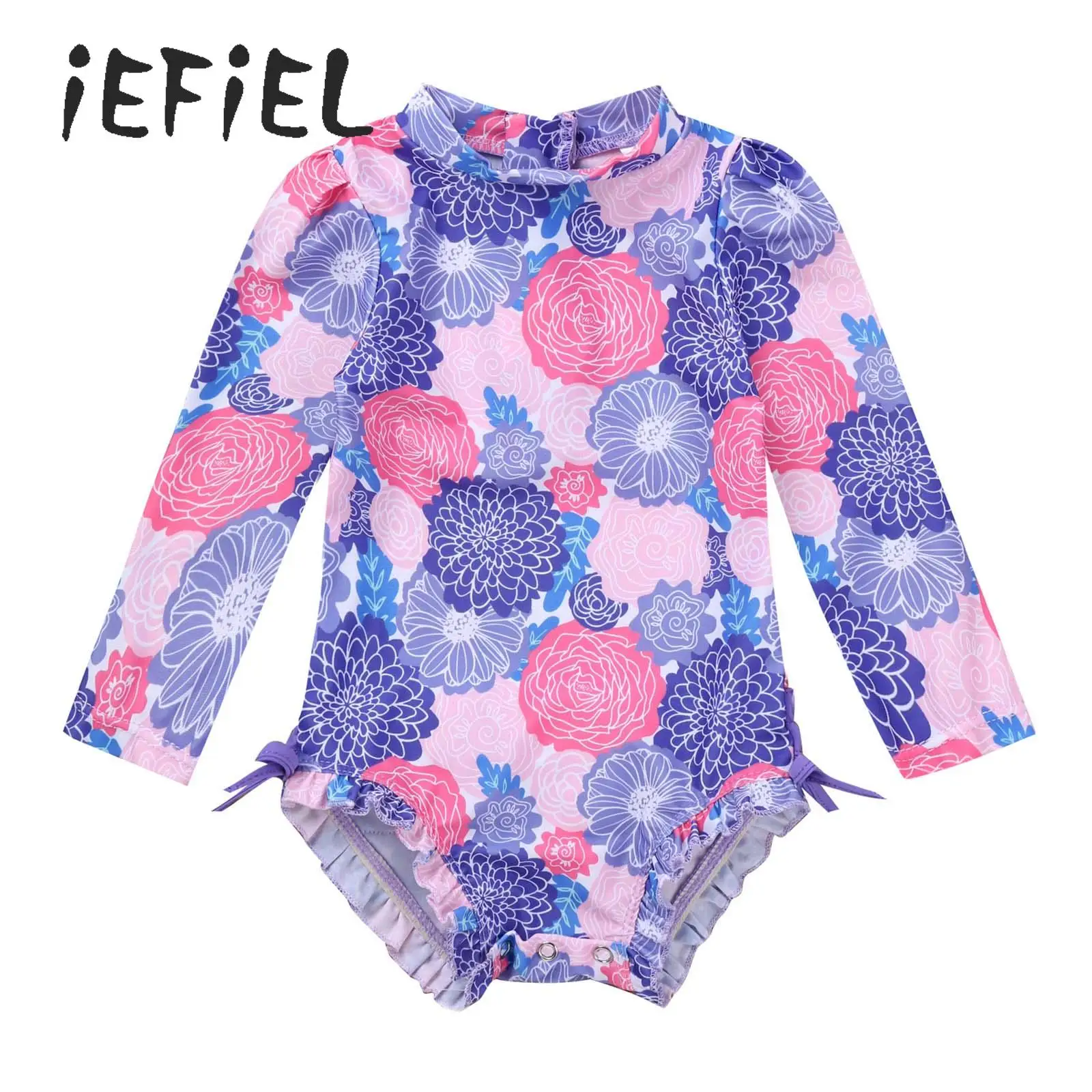 Infant Baby Girls Swimsuit One Piece Swimwear Floral Print Back Zipper Ruffle Bathing Suit Button Crotch Leotard Beachwear
Infant Baby Girls Swimsuit One Piece Swimwear Floral Print Back Zipper Ruffle Bathing Suit Button Crotch Leotard Beachwear