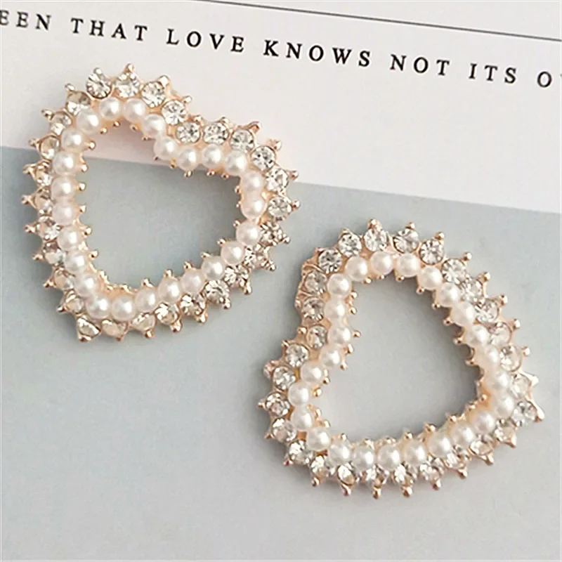 5PCS Heart Shaped Pearl Rhinestone Alloy Accessories DIY Handmade Hair Accessories Necklace Bracelet Brooch Mobile Phone Beauty
5PCS Heart Shaped Pearl Rhinestone Alloy Accessories DIY Handmade Hair Accessories Necklace Bracelet Brooch Mobile Phone Beauty