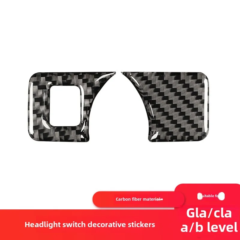 Suitable for Mercedes-Benz GLA/CLA/A/B Class Interior Headlight Switch Carbon Fiber Decorative Sticker Automotive
Suitable for Mercedes-Benz GLA/CLA/A/B Class Interior Headlight Switch Carbon Fiber Decorative Sticker Automotive