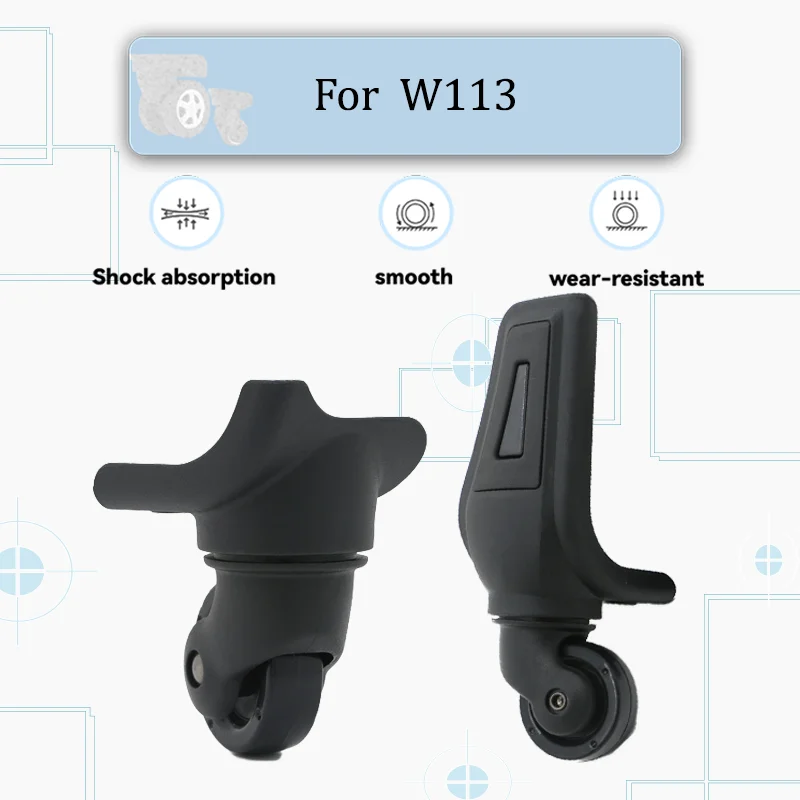 For W113 Trunk Wheel Repair Kit Universal Trunk Swivel Wheel Caster Replacement Parts Wear-Resistant and Heat-Resistant 
For W113 Trunk Wheel Repair Kit Universal Trunk Swivel Wheel Caster Replacement Parts Wear-Resistant and Heat-Resistant
