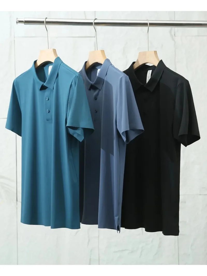 Summer New Style Men's Business Casual Shirt Ice Silk Quick Dry Half Sleeve Pressed Glue Cool Feeling Nylon Spandex Blend
Summer New Style Men's Business Casual Shirt Ice Silk Quick Dry Half Sleeve Pressed Glue Cool Feeling Nylon Spandex Blend