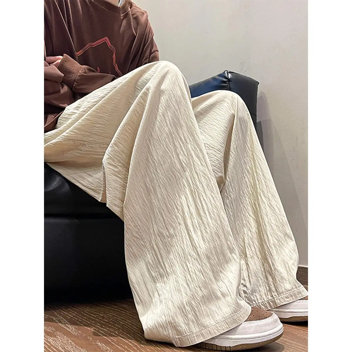 Loose Cotton Linen Men's Wide Leg Pants Drapey Casual Lazy Mountainbu Pants plus Size Men's Comfortable Loose Trousers
Loose Cotton Linen Men's Wide Leg Pants Drapey Casual Lazy Mountainbu Pants plus Size Men's Comfortable Loose Trousers