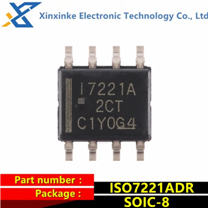 5PCS ISO7221ADR I7721A SOIC-8 Digital Isolators nterface ICs Dual CH 1/1 1 Mbps Dig Iso Brand New Original 
5PCS ISO7221ADR I7721A SOIC-8 Digital Isolators nterface ICs Dual CH 1/1 1 Mbps Dig Iso Brand New Original