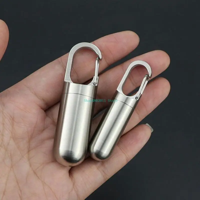 T3LD Waterproof Metal Canister Capsule Box Outdoor Camping Tool Metal Sealed Can 
T3LD Waterproof Metal Canister Capsule Box Outdoor Camping Tool Metal Sealed Can