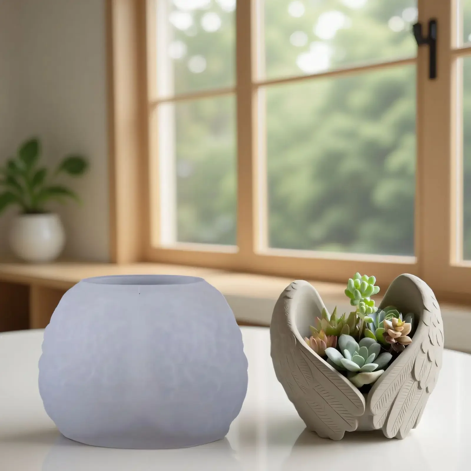 VERIDIAN 3d Wings Silicone Mold Diy Scented Candle Cup Vase Storage Resin Mold Angel Wings Plaster Cup Home Decoration
VERIDIAN 3d Wings Silicone Mold Diy Scented Candle Cup Vase Storage Resin Mold Angel Wings Plaster Cup Home Decoration
