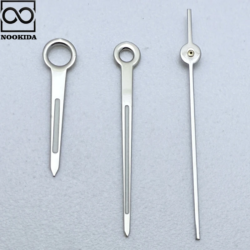 NOOKIDA Silver Simple Polished Hands Green Luminous for Japan NH35/NH36/4R/7S Automatic Movement Mechanical Watch Accessories
NOOKIDA Silver Simple Polished Hands Green Luminous for Japan NH35/NH36/4R/7S Automatic Movement Mechanical Watch Accessories