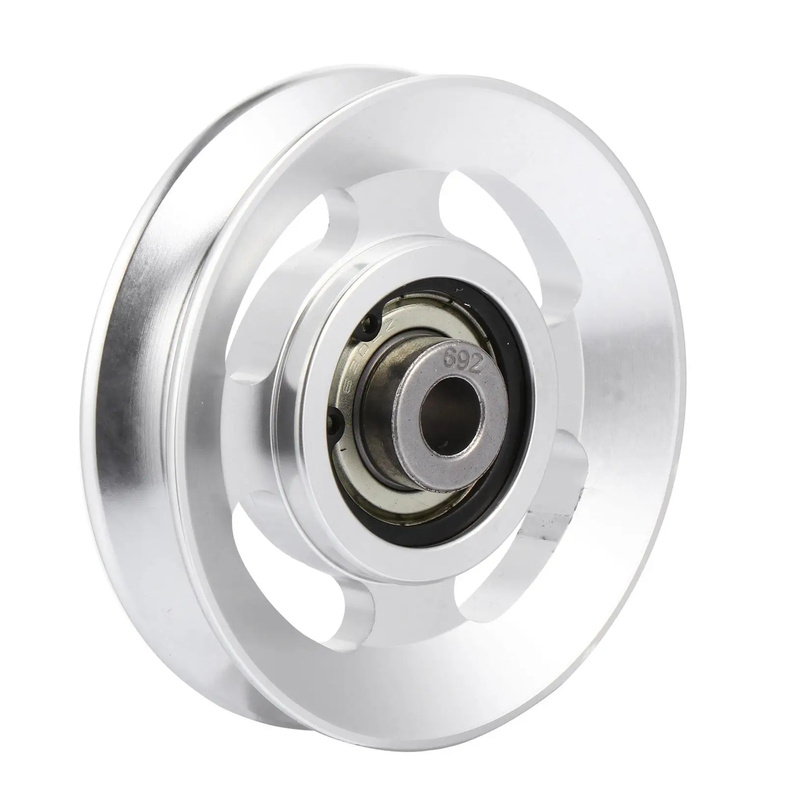 Aluminum Pulley Accessories Fitness Parts Smooth Surface Gym Equipment Cable Exercise Heavy Duty Alloy Wheel Professional Design
Aluminum Pulley Accessories Fitness Parts Smooth Surface Gym Equipment Cable Exercise Heavy Duty Alloy Wheel Professional Design