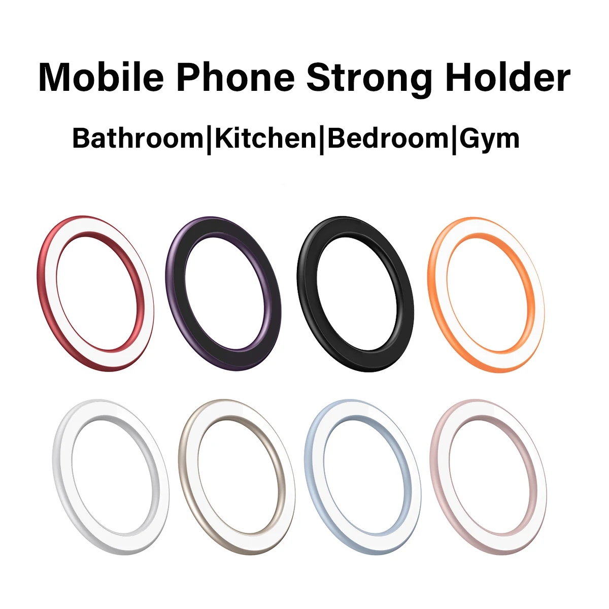 Cell Phone Magnetic Ring for Magsafe Universal The Wall Back Sticker Strong Magnet Holder Gym Phone Bracket for iPhone 17 16 15
Cell Phone Magnetic Ring for Magsafe Universal The Wall Back Sticker Strong Magnet Holder Gym Phone Bracket for iPhone 17 16 15
