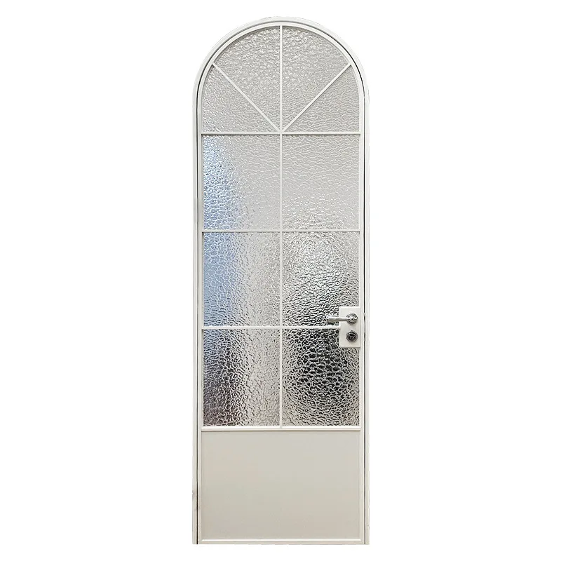 Extremely narrow side retro arc arched door old steel window door French bathroom bathroom door Begonia glass
Extremely narrow side retro arc arched door old steel window door French bathroom bathroom door Begonia glass