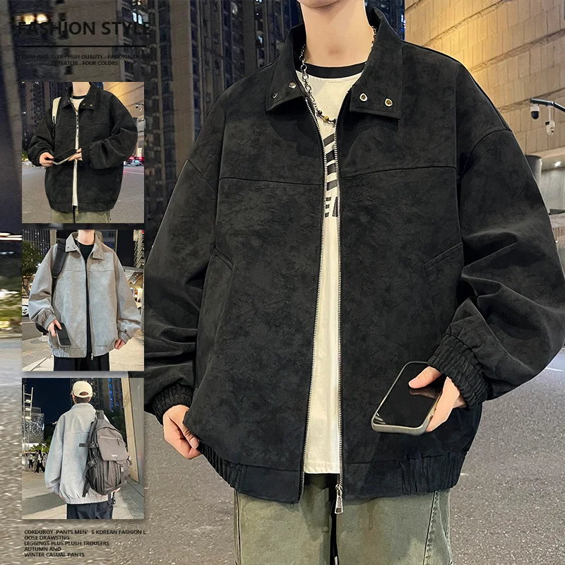 Мужская кожаная куртка в американском ретро-стиле, осенне-зимняя, новая, с эффектом окрашивания, свободного кроя, модная, для пар, повседневная, с длинными рукавами, на молнии
Мужская кожаная куртка в американском ретро-стиле, осенне-зимняя, новая, с эффектом окрашивания, свободного кроя, модная, для пар, повседневная, с длинными рукавами, на молнии