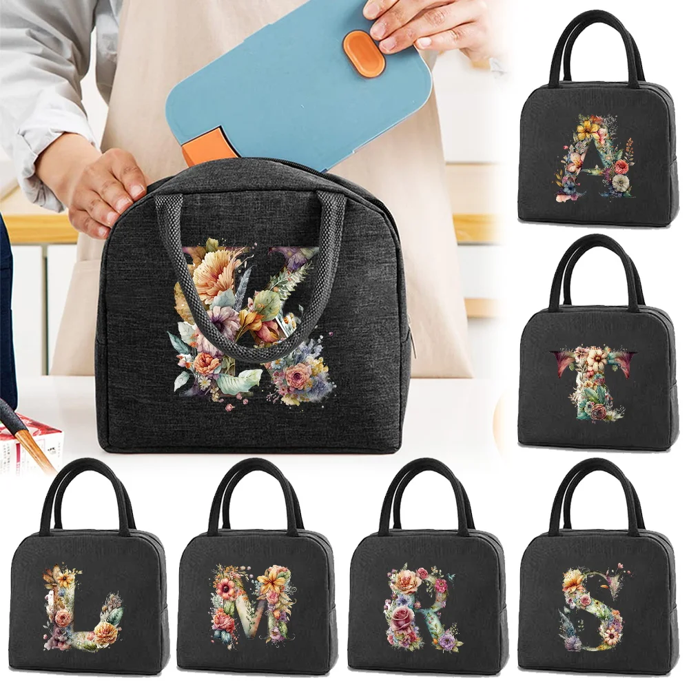 New Student Lunch Bags Simple Practical Handle Bag Office Bento Pouch Picnic Food Pouch Insulated Pack Floral Letter Series
New Student Lunch Bags Simple Practical Handle Bag Office Bento Pouch Picnic Food Pouch Insulated Pack Floral Letter Series