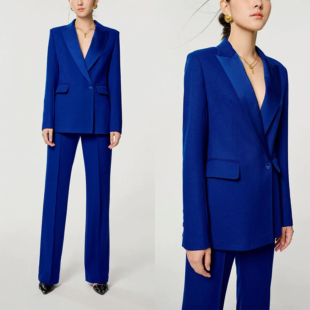 Fashion Women's Set of Pants 2 Pieces Woman One Button Blazer Casual Suits Elegant Designer Female Chic Jacket for Party Evening
Fashion Women's Set of Pants 2 Pieces Woman One Button Blazer Casual Suits Elegant Designer Female Chic Jacket for Party Evening