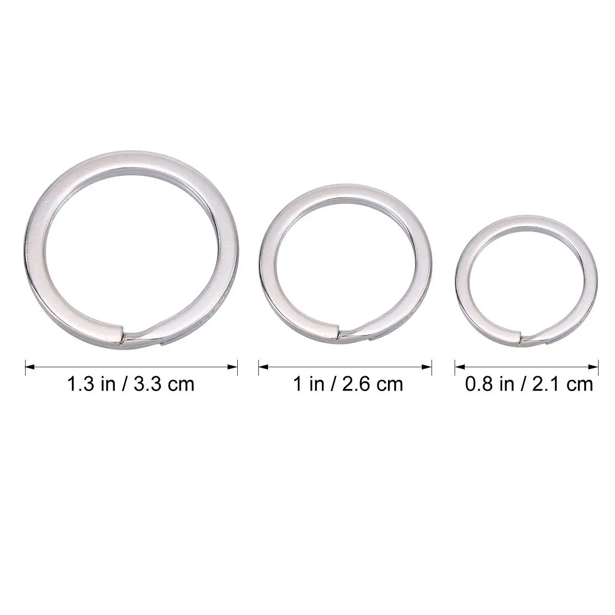 60 Pcs Flat Metal Keychain Rings Round Split Heavy Duty Durable Key Rings for DIY Craft Home Car Keys Organization(Silver)
60 Pcs Flat Metal Keychain Rings Round Split Heavy Duty Durable Key Rings for DIY Craft Home Car Keys Organization(Silver)