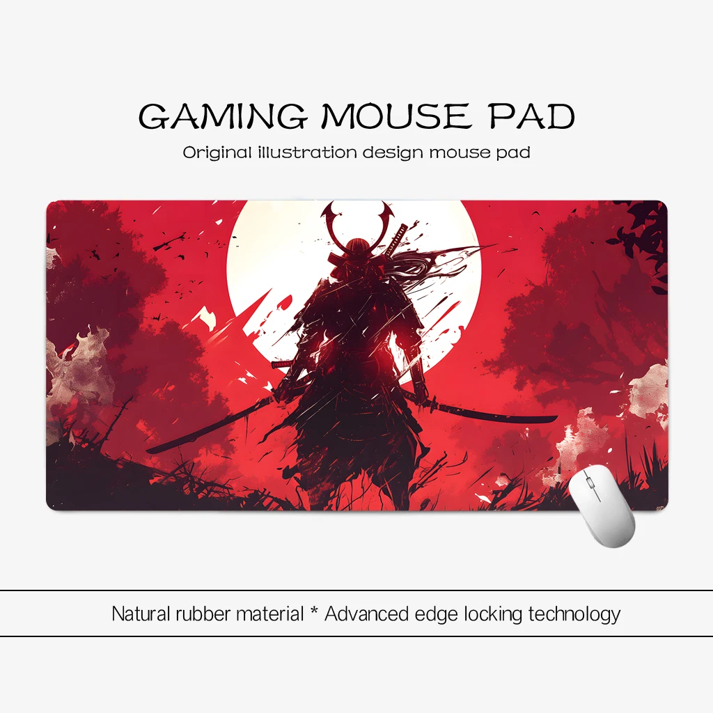 Ghost Samurai series Large size lock edge mouse pad Multi-model rubber non-slip gaming pads laptop protective mat PC accessories
Ghost Samurai series Large size lock edge mouse pad Multi-model rubber non-slip gaming pads laptop protective mat PC accessories