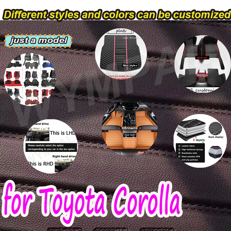 LUXURY Car Mats For Toyota Corolla E110 1996~2002 Car Interior Parts Alfombrillas Coche Floor Mats
LUXURY Car Mats For Toyota Corolla E110 1996~2002 Car Interior Parts Alfombrillas Coche Floor Mats