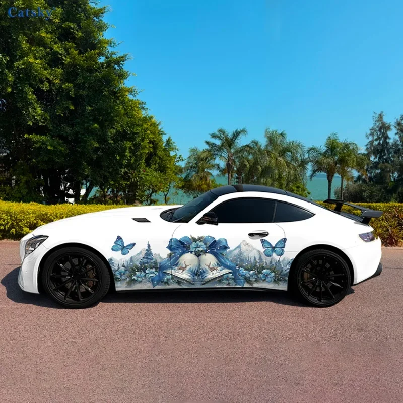 CATSKY.2pcs.Cool Car Wrap Sticker of Cool Mysterious Cool Christmas Blue Bells (Decorative & Scratch-Resistant, Fade-Proof, Wear
CATSKY.2pcs.Cool Car Wrap Sticker of Cool Mysterious Cool Christmas Blue Bells (Decorative & Scratch-Resistant, Fade-Proof, Wear