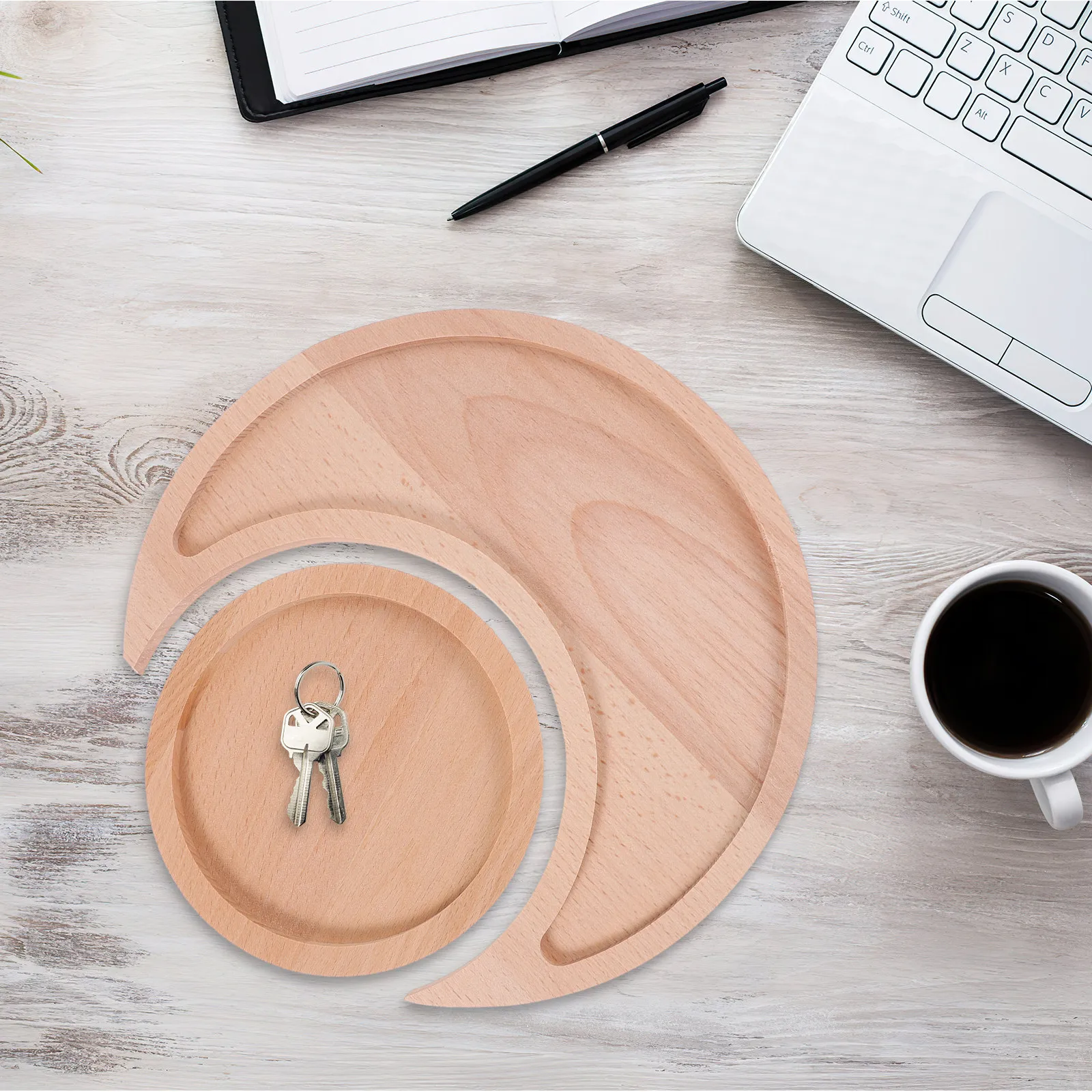 1Set Moon Shape Wooden Storage Tray for Jewelry Cosmetics Lipstick Keys Desktop Organizer Exquisite Artistic Decorative Display
1Set Moon Shape Wooden Storage Tray for Jewelry Cosmetics Lipstick Keys Desktop Organizer Exquisite Artistic Decorative Display