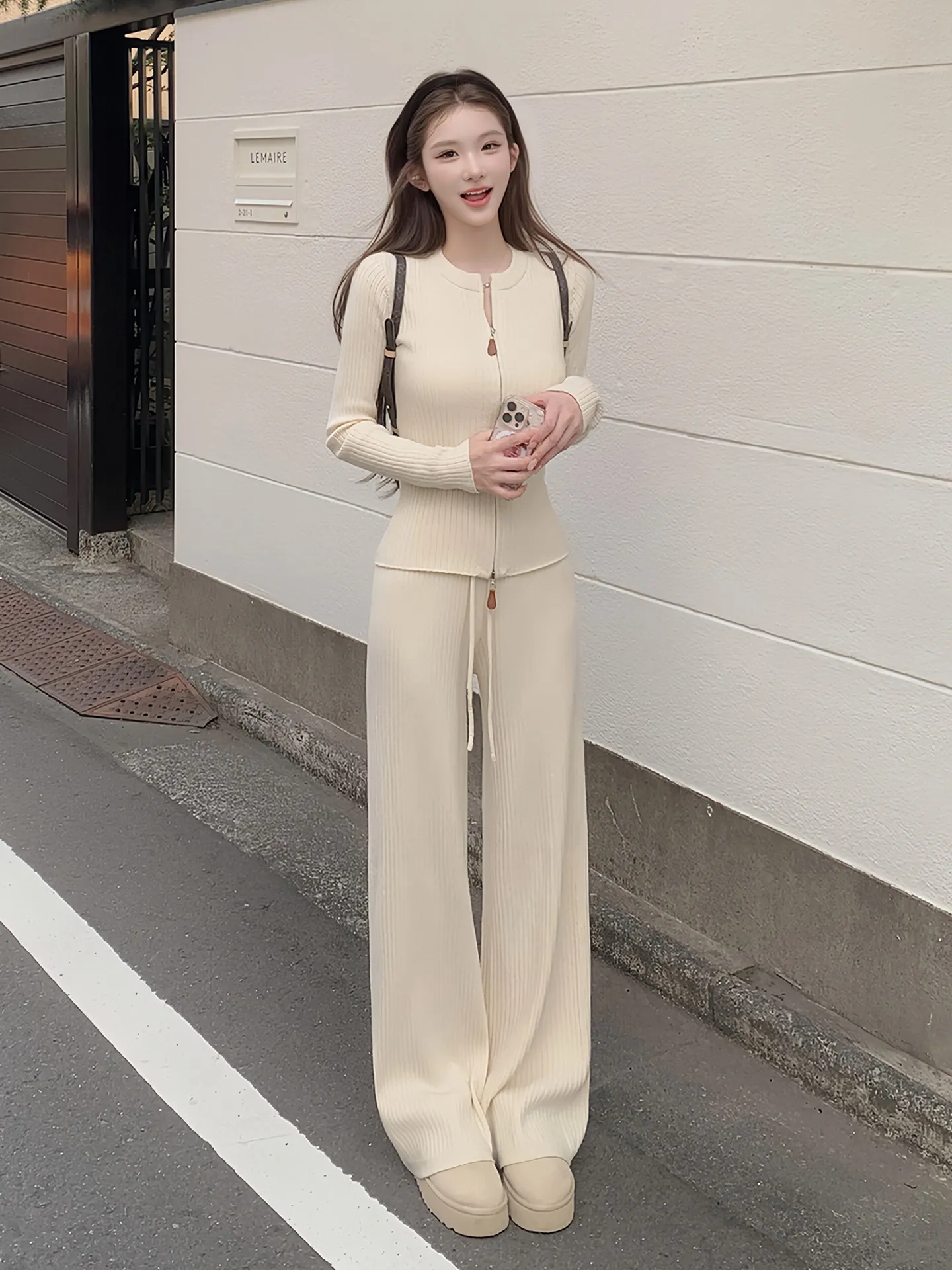 Fashionable High-Knowlege Women's Spring 2026 Two-Piece Set Gentle Elegance Open Cardigan Top Wide Leg Pants Comfortable Long...
Fashionable High-Knowlege Women's Spring 2026 Two-Piece Set Gentle Elegance Open Cardigan Top Wide Leg Pants Comfortable Long...